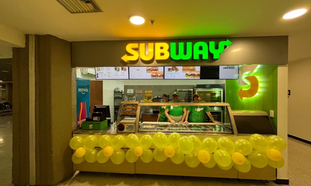 SUBWAY LLEGÓ AL AEROPUERTO INTERNACIONAL CAMILO DAZA